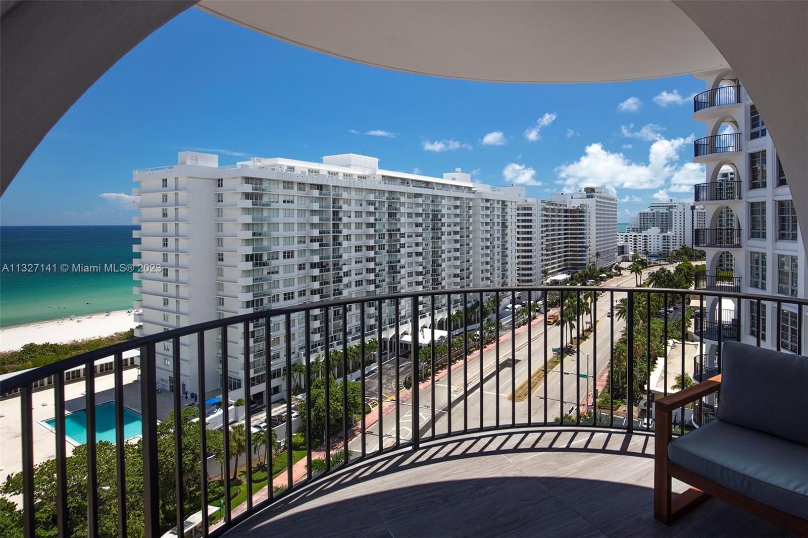 Real estate property located at 5660 Collins Ave #14C, Miami-Dade County, Miami Beach, FL