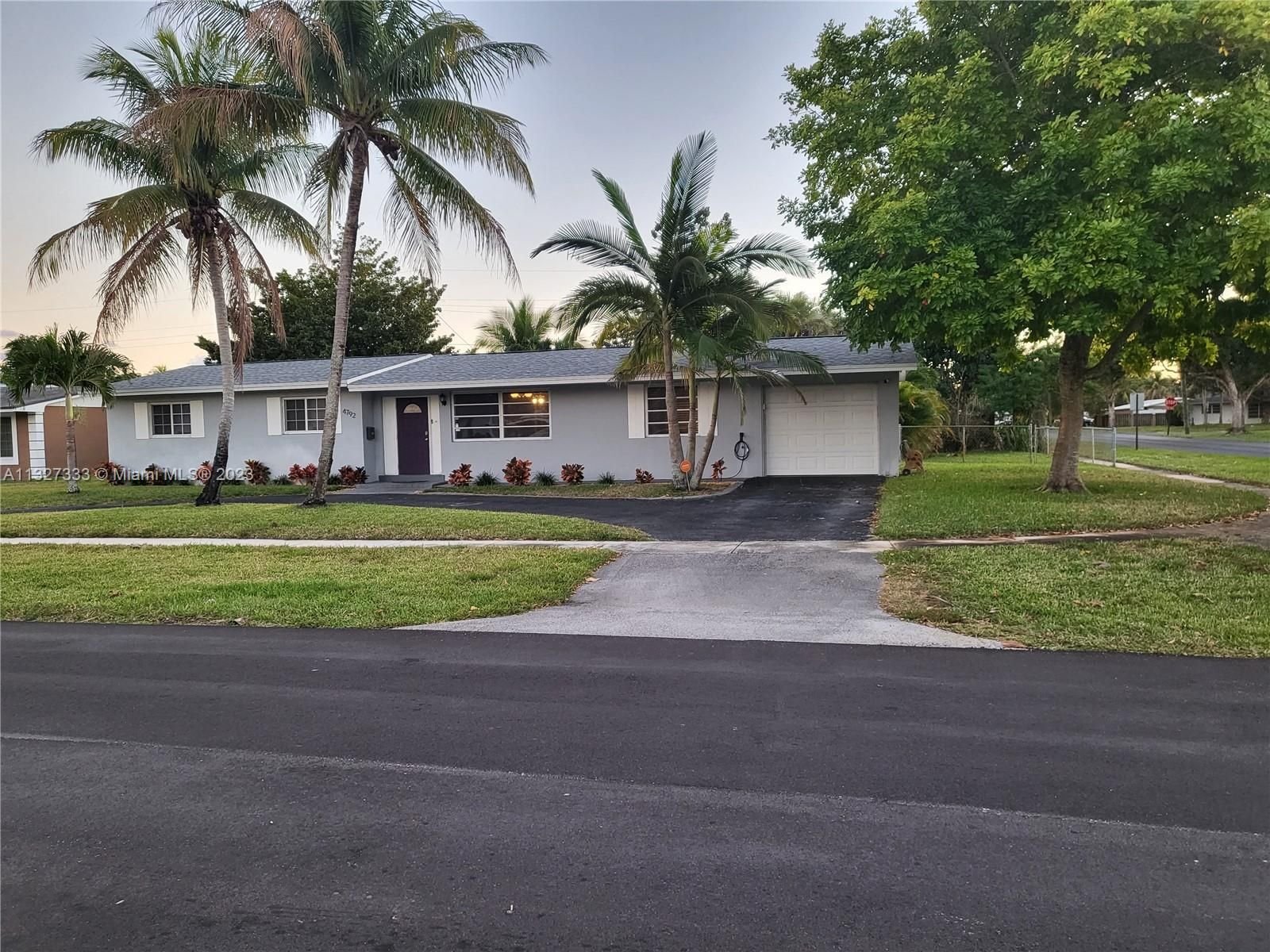 Real estate property located at 4792 3rd St, Broward County, Plantation, FL