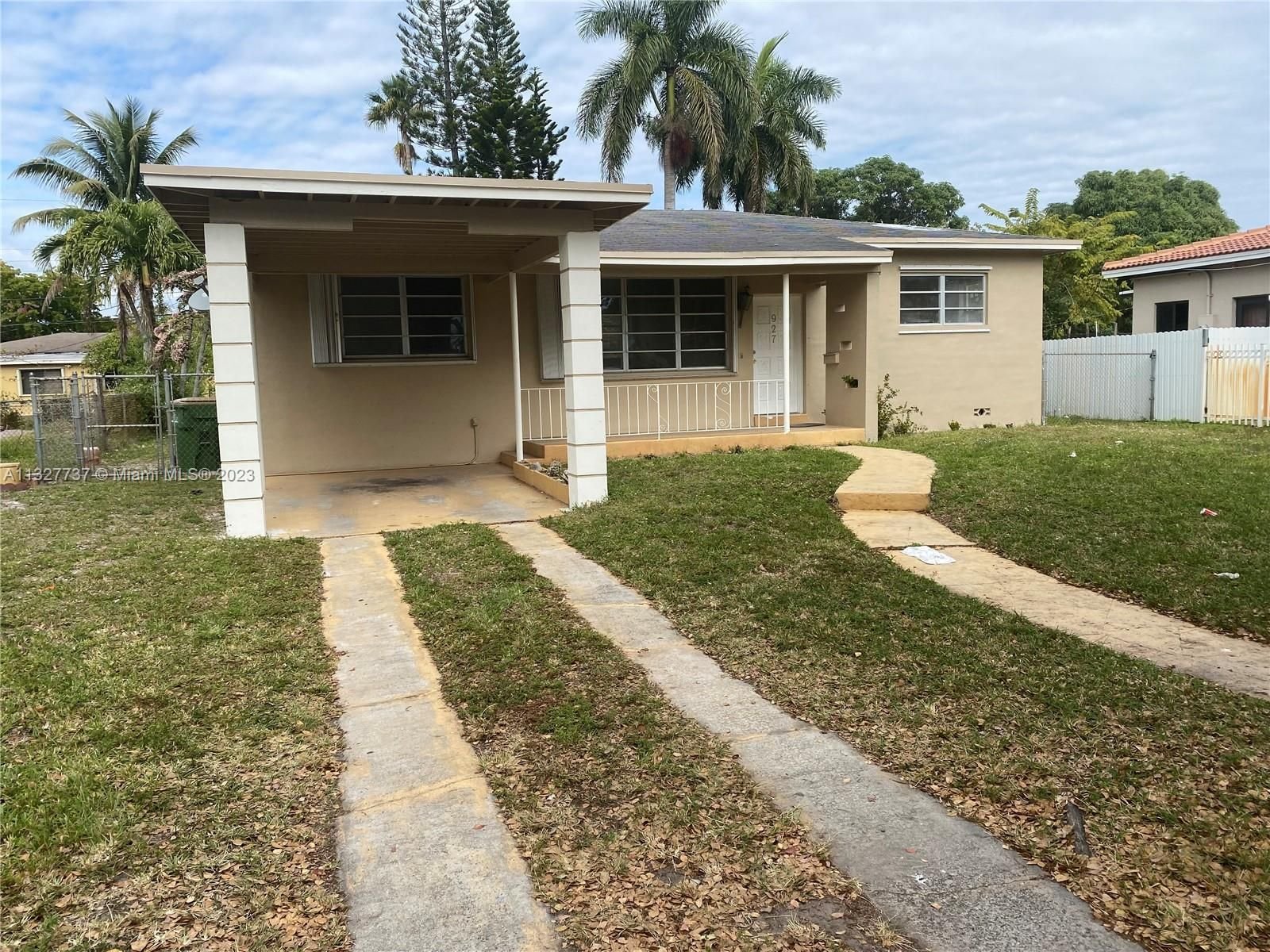 Real estate property located at 927 145th St, Miami-Dade County, North Miami, FL