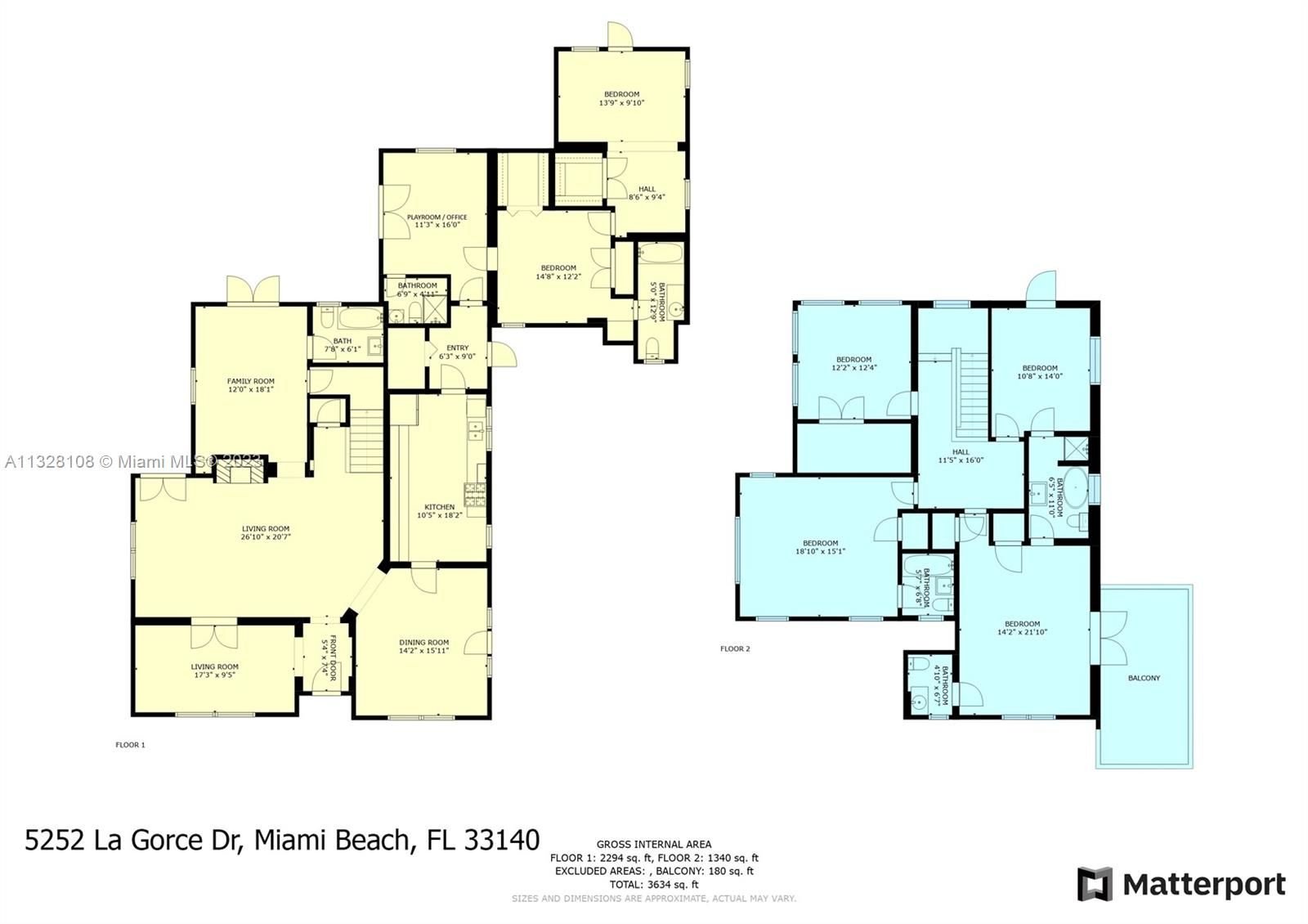 Real estate property located at 5252 La Gorce Dr, Miami-Dade County, Miami Beach, FL