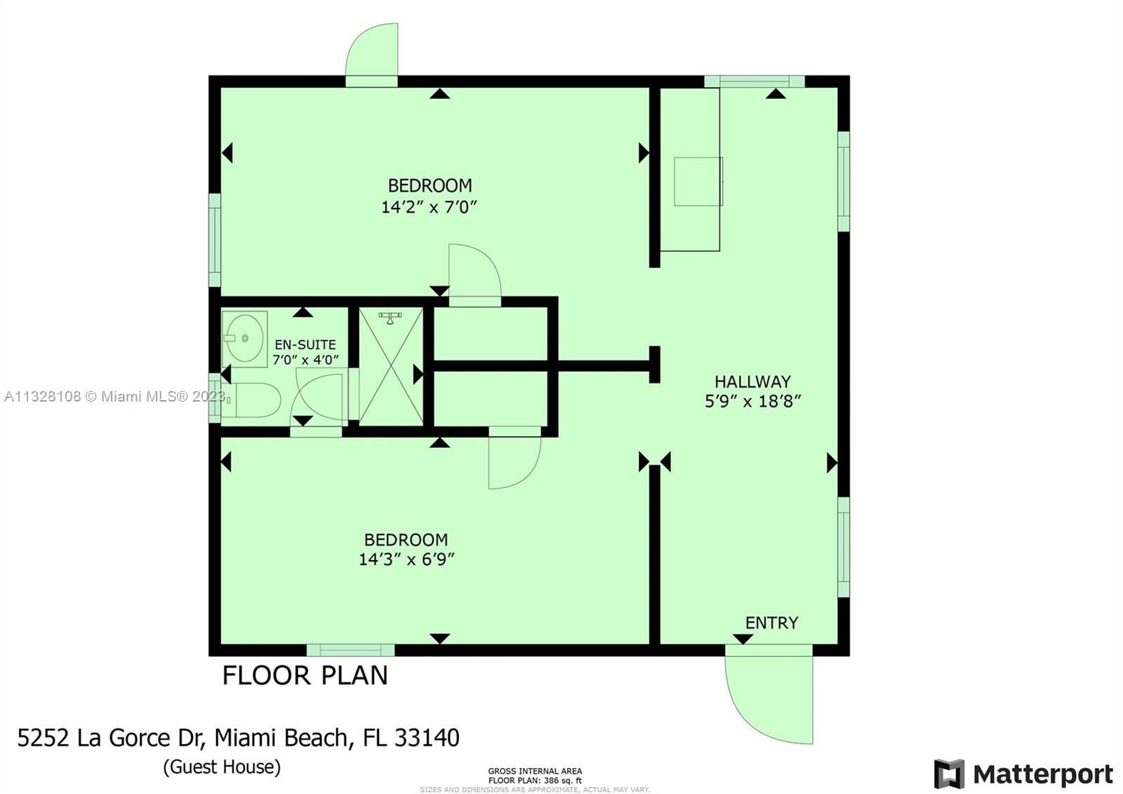 Real estate property located at 5252 La Gorce Dr, Miami-Dade County, Miami Beach, FL