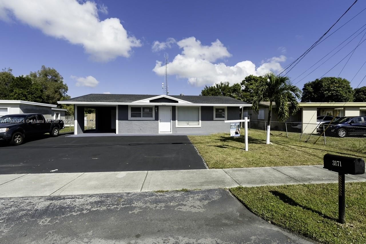 Real estate property located at 3171 16th St, Broward County, Lauderhill, FL