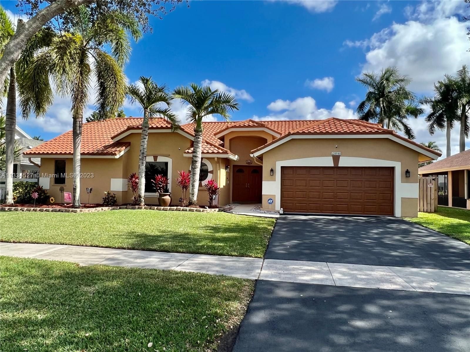 Real estate property located at 5740 89th Way, Broward County, Cooper City, FL