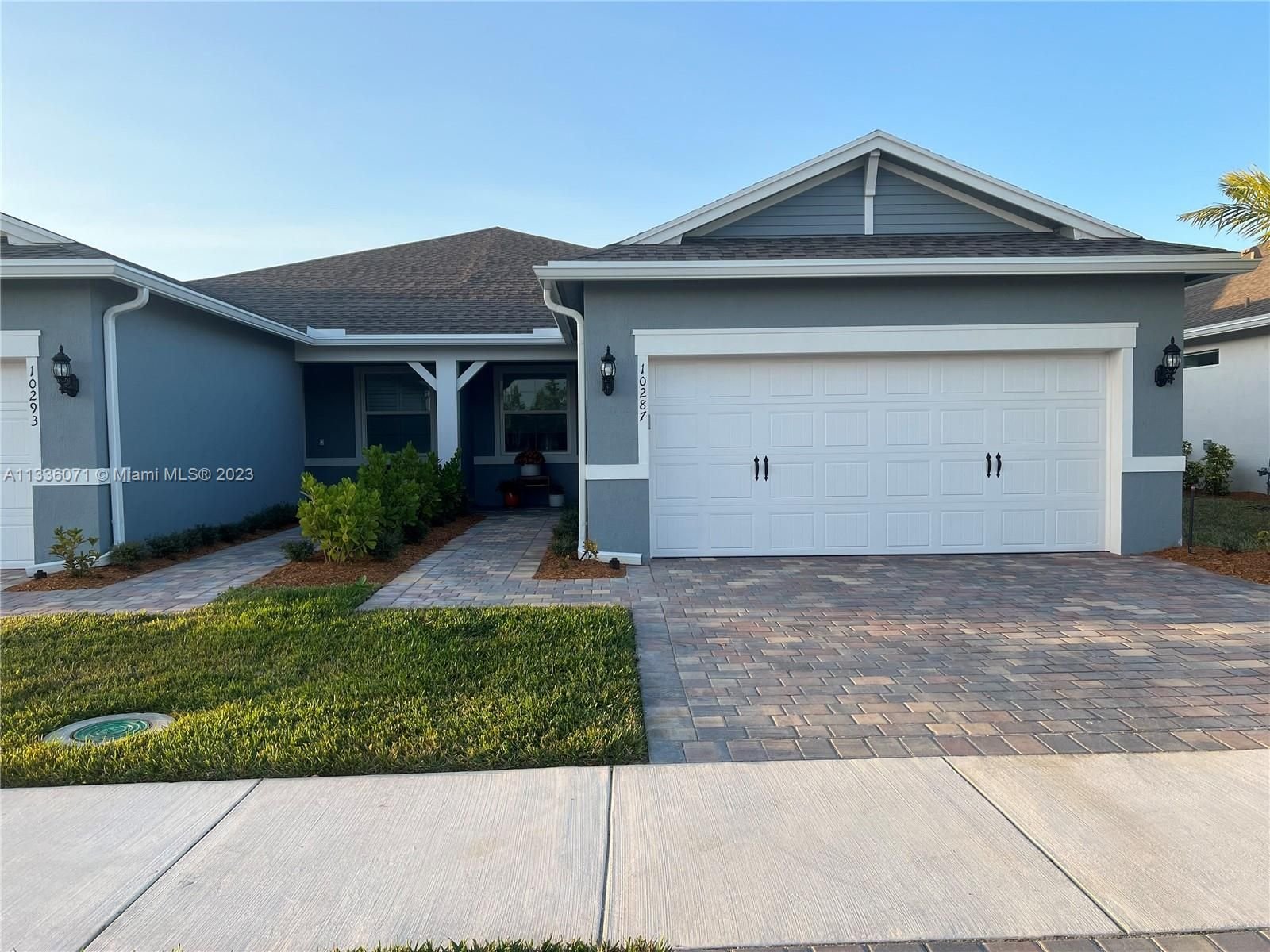 Real estate property located at 10287 Zaffre Ln, St Lucie County, Port St. Lucie, FL
