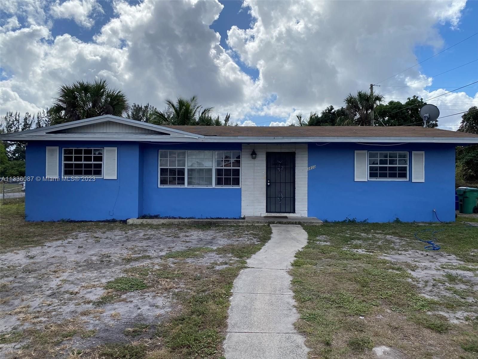 Real estate property located at 3800 184th St, Miami-Dade County, Miami Gardens, FL