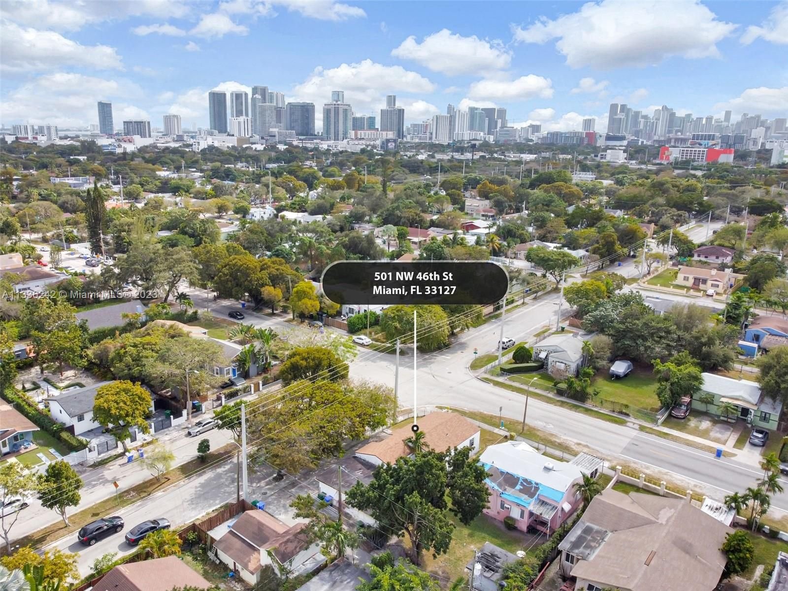Real estate property located at 501 46th St, Miami-Dade County, Miami, FL
