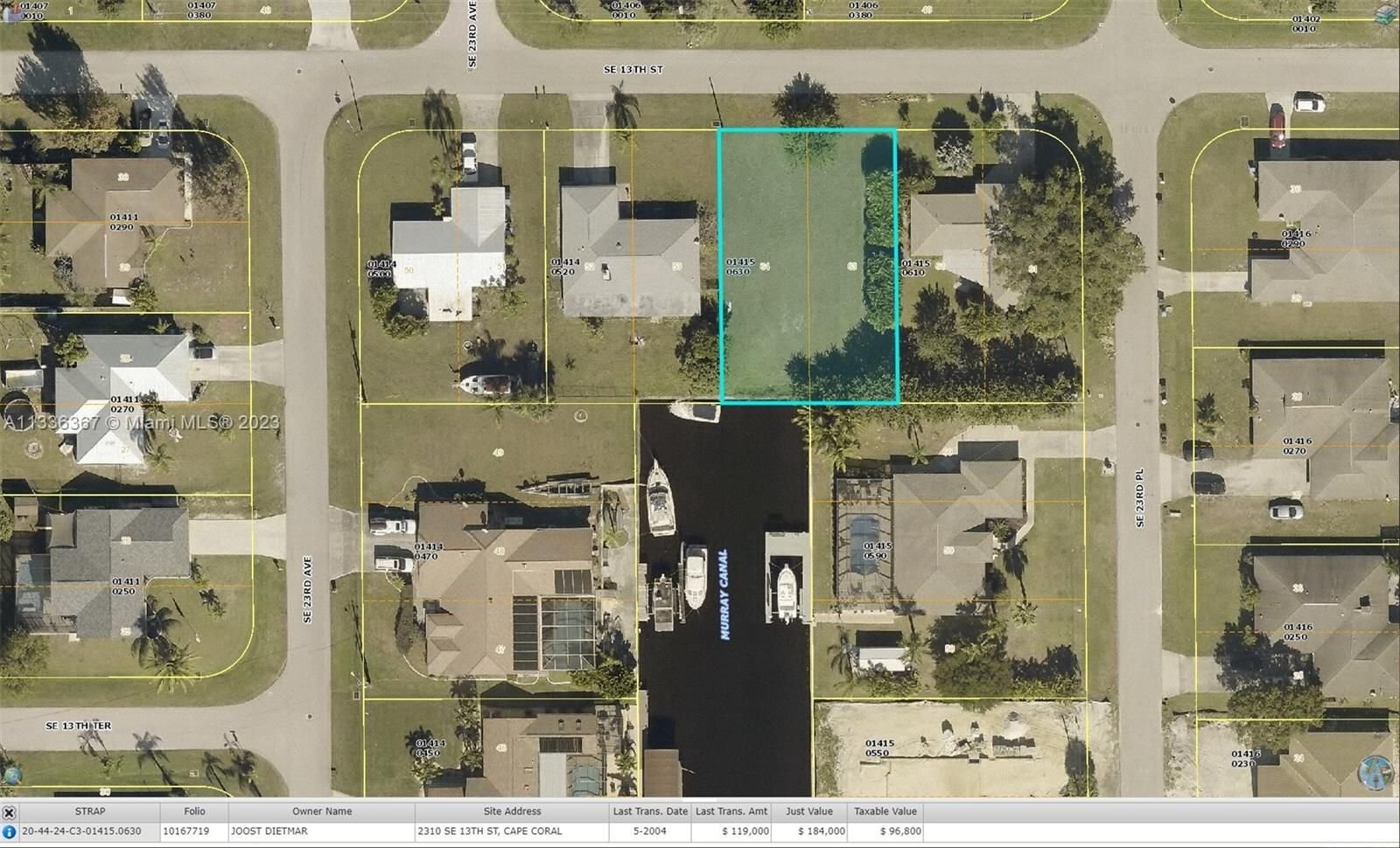 Real estate property located at 2310 13, Lee County, Cape Coral, FL
