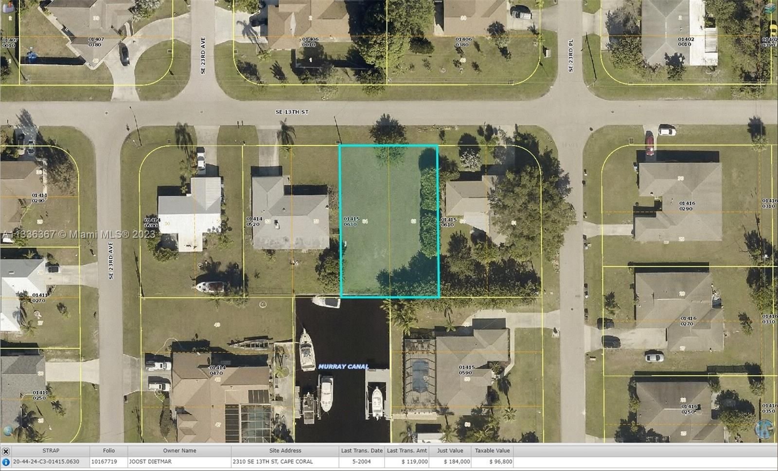 Real estate property located at 2310 13, Lee County, Cape Coral, FL