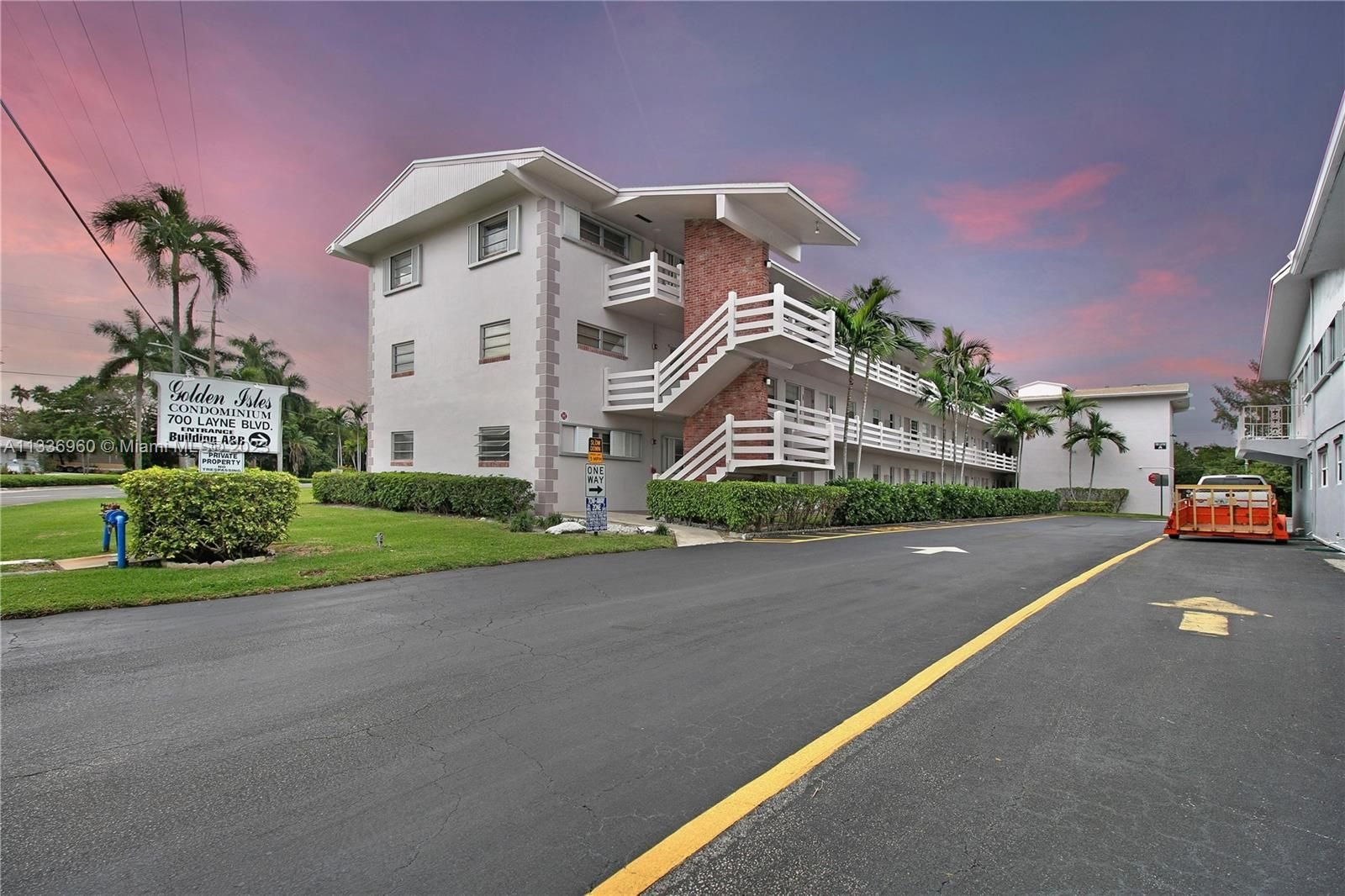 Real estate property located at 700 Layne Blvd #111, Broward County, Hallandale Beach, FL