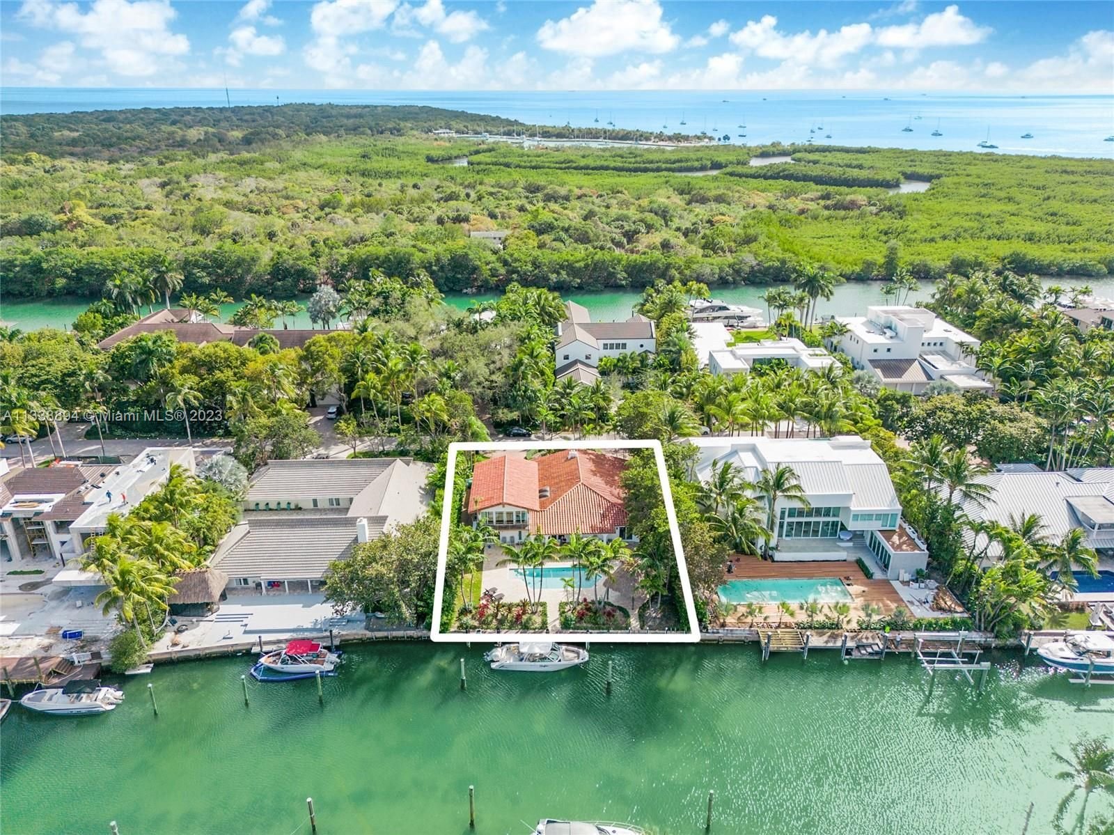 Real estate property located at 151 Cape Florida Dr, Miami-Dade County, Key Biscayne, FL