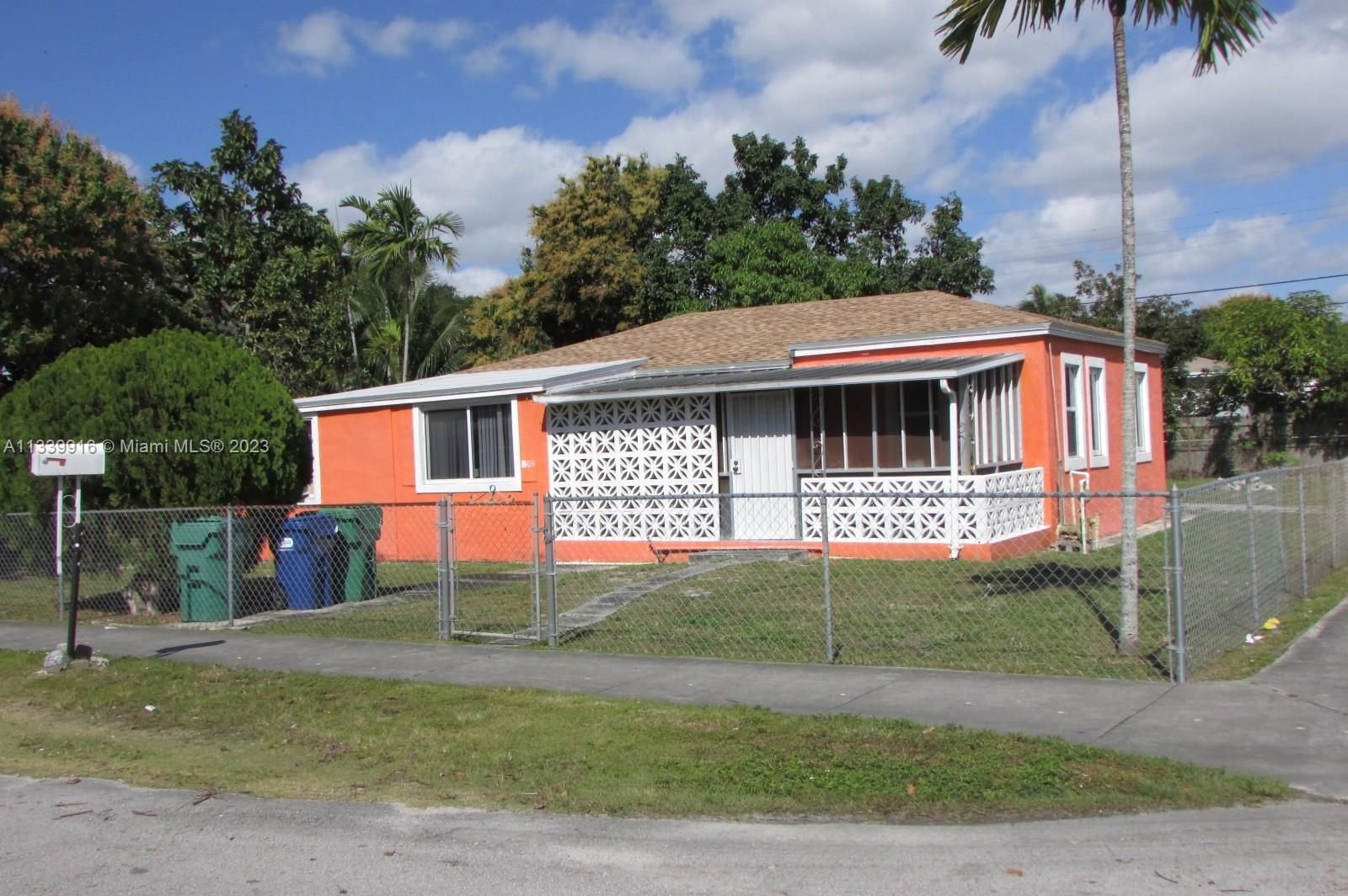 Real estate property located at 803 138th St, Miami-Dade County, Miami, FL