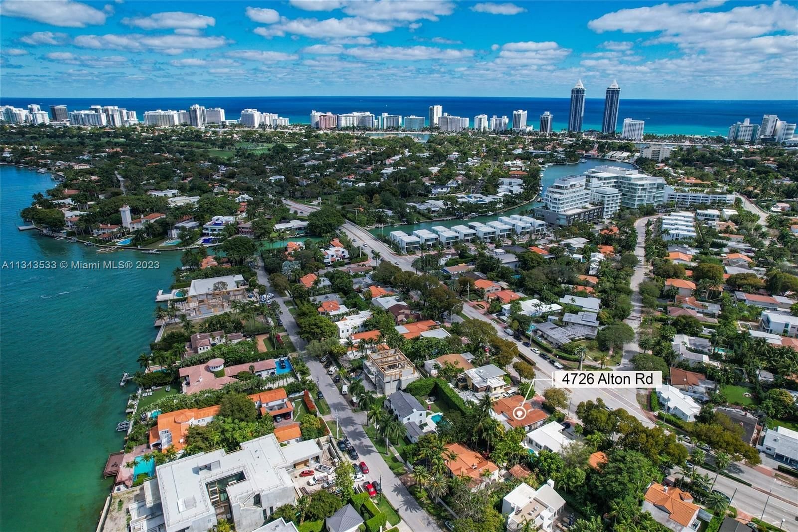 Real estate property located at 4726 Alton Rd, Miami-Dade County, Miami Beach, FL