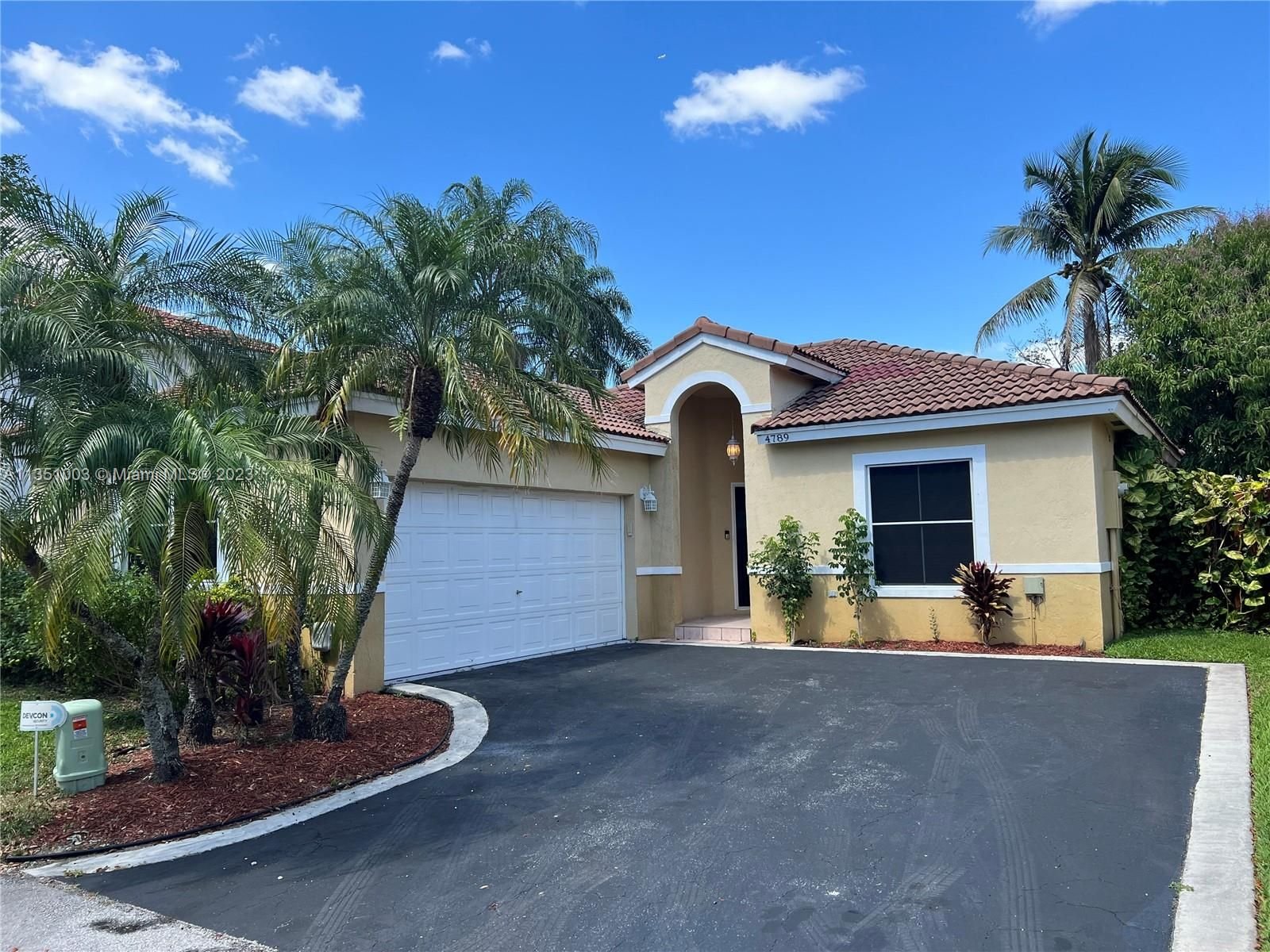 Real estate property located at 4789 6th Pl, Broward County, Coconut Creek, FL