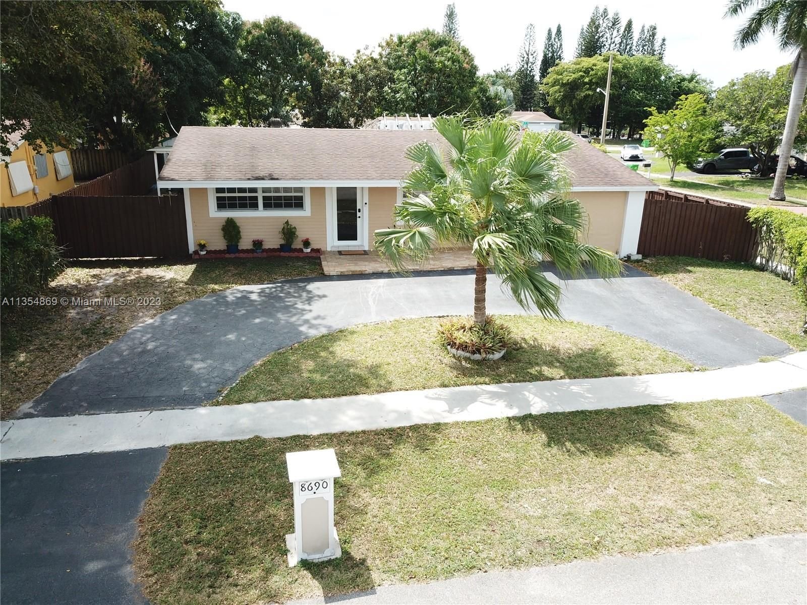 Real estate property located at 8690 28th St, Broward County, Sunrise, FL