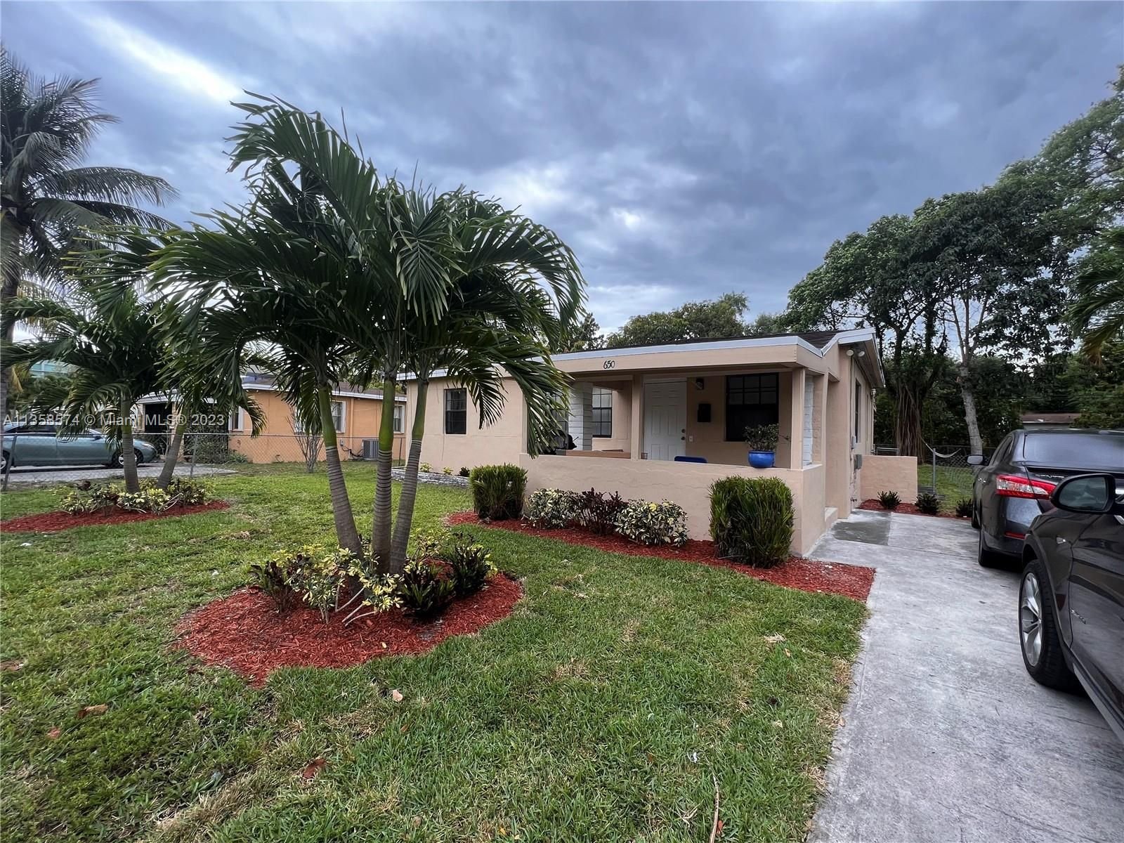 Real estate property located at 650 137th St, Miami-Dade County, North Miami, FL
