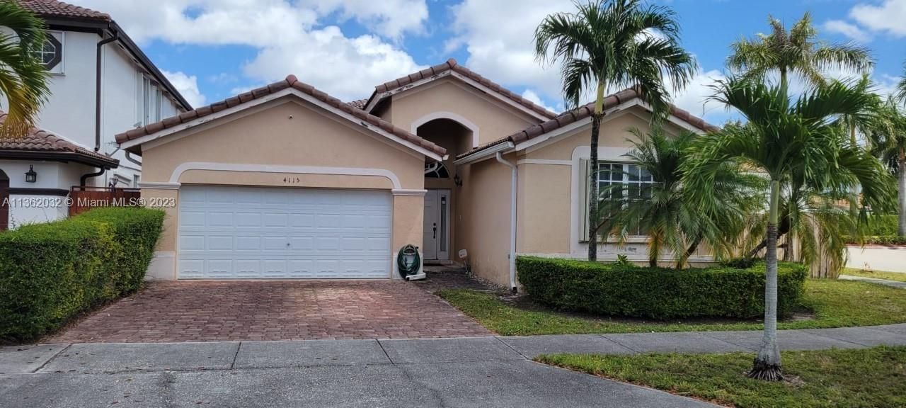 Real estate property located at 4115 155th Ct, Miami-Dade County, Miami, FL