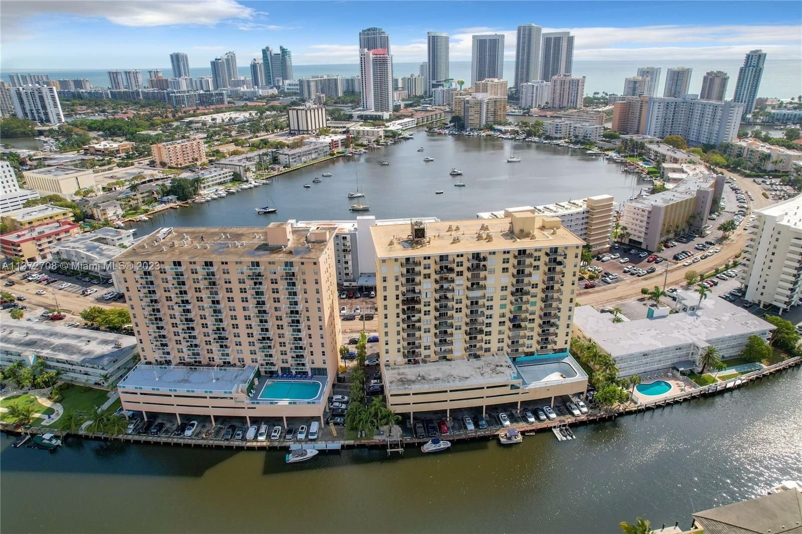Real estate property located at 427 Golden Isles Dr #14C, Broward County, Hallandale Beach, FL