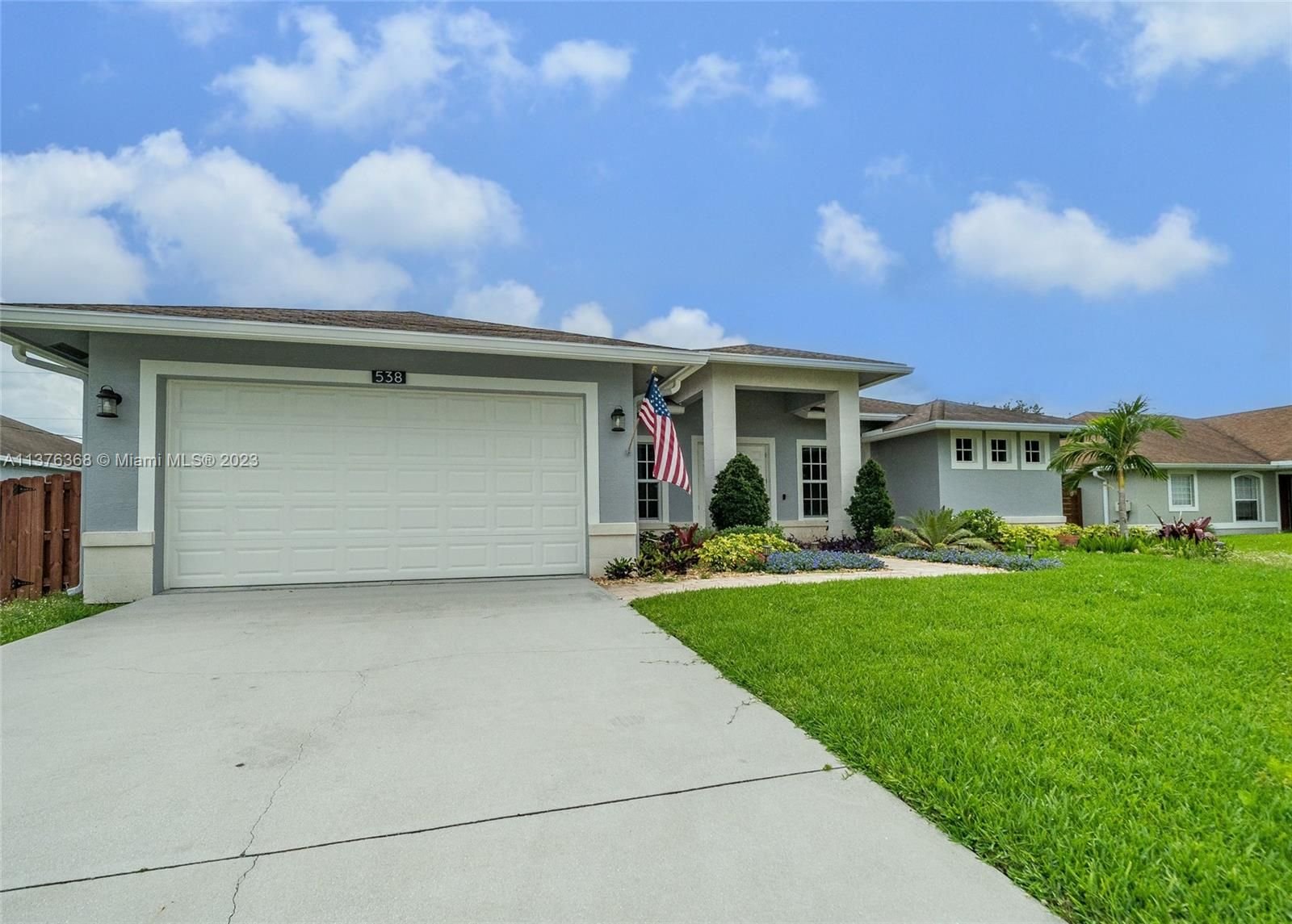 Real estate property located at 538 Kabot Ave, St Lucie County, Port St. Lucie, FL