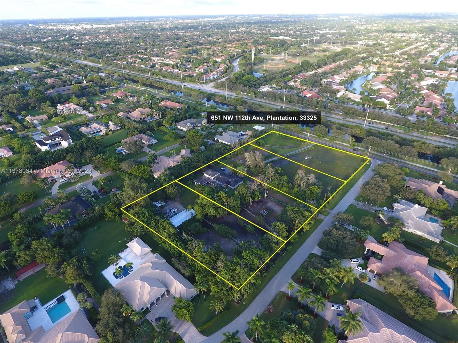 Real estate property located at 651 Old Hiatus Rd, Broward County, Plantation, FL