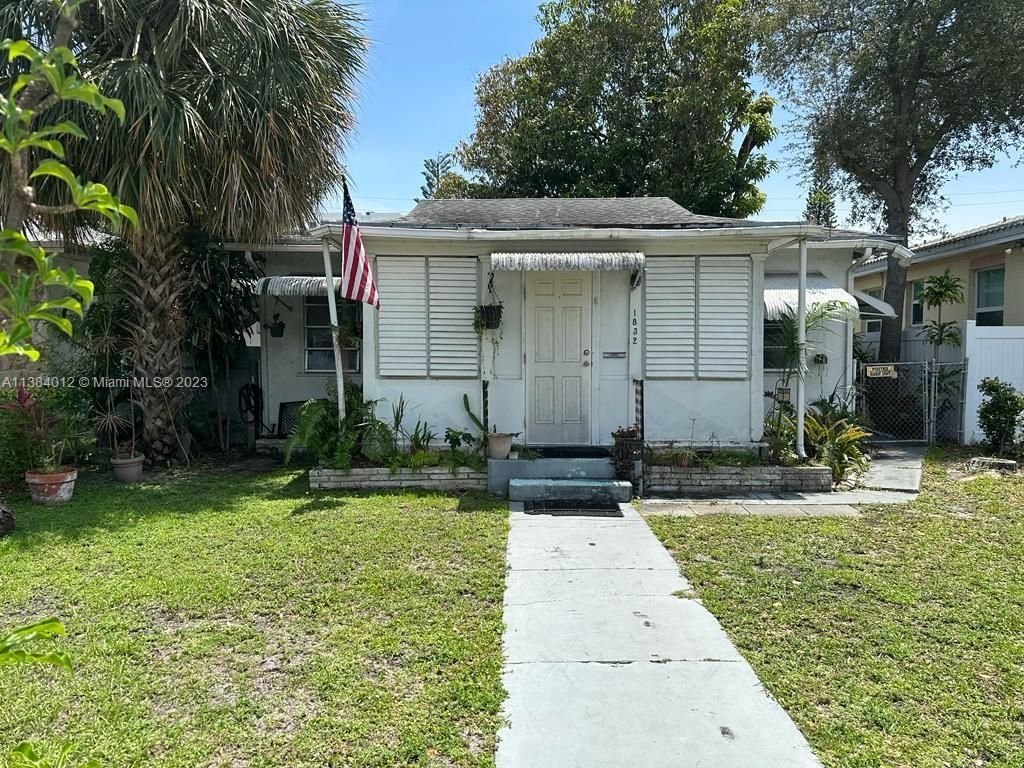 Real estate property located at 1832 Fillmore St, Broward County, Hollywood, FL