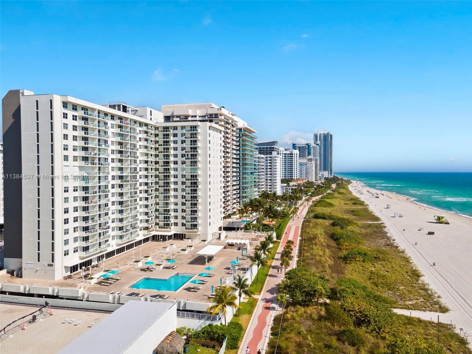 Real estate property located at 5701 Collins Ave #1707, Miami-Dade County, Miami Beach, FL