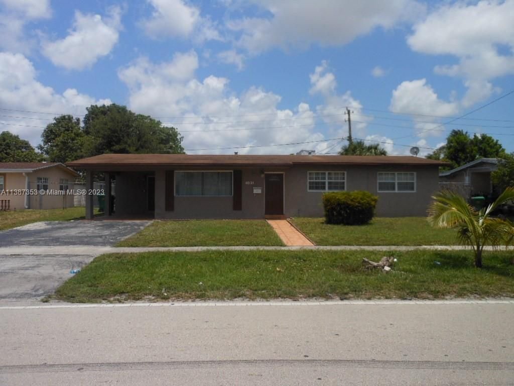 Real estate property located at 4821 12th St, Broward County, Lauderhill, FL