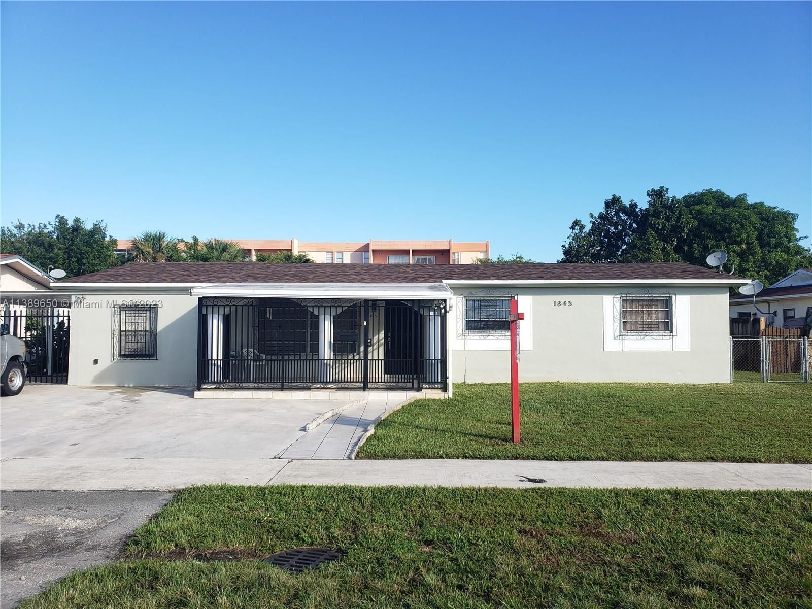 Real estate property located at 1845 64th St, Miami-Dade County, Hialeah, FL