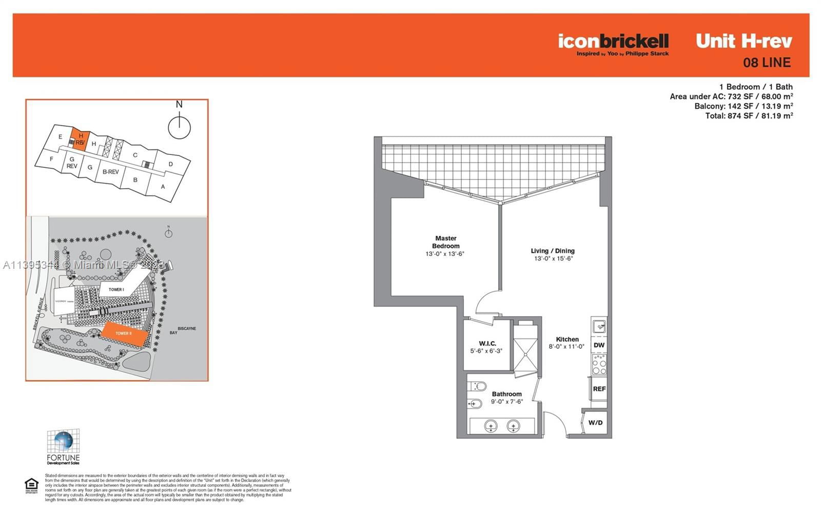 Real estate property located at 495 Brickell Ave #5208, Miami-Dade County, Miami, FL
