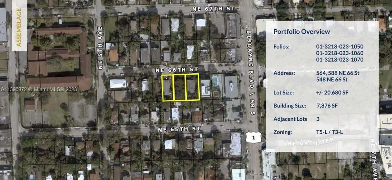 Real estate property located at 564 66th St, Miami-Dade County, Miami, FL