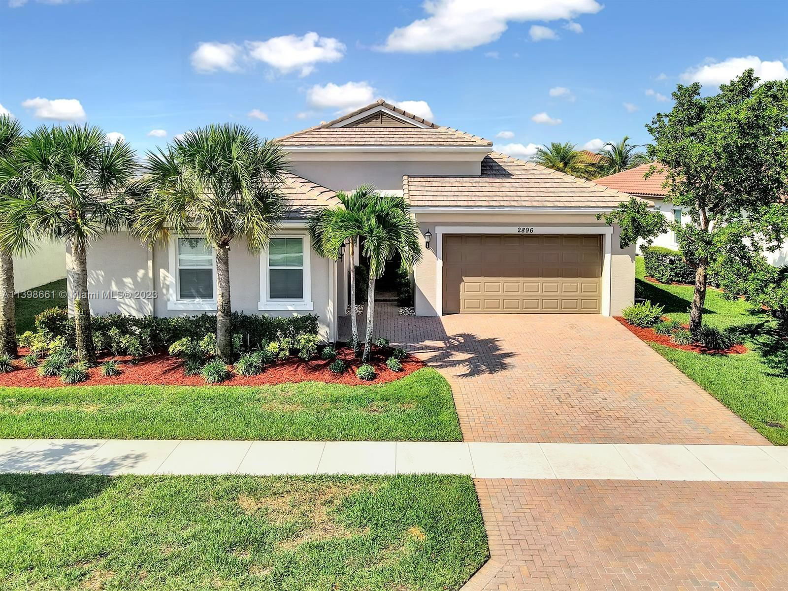 Real estate property located at 2896 Bellarosa Cir, Palm Beach County, Royal Palm Beach, FL