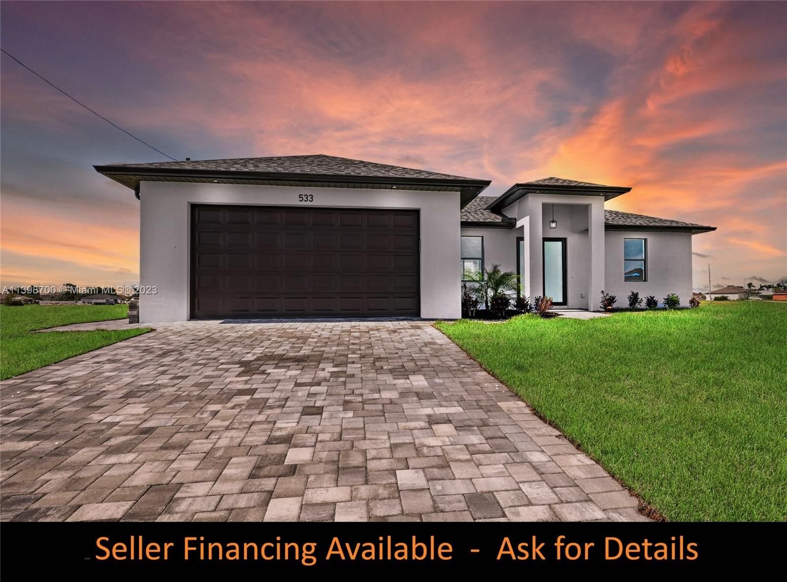 Real estate property located at 533 15th Ter, Lee County, Cape Coral, FL