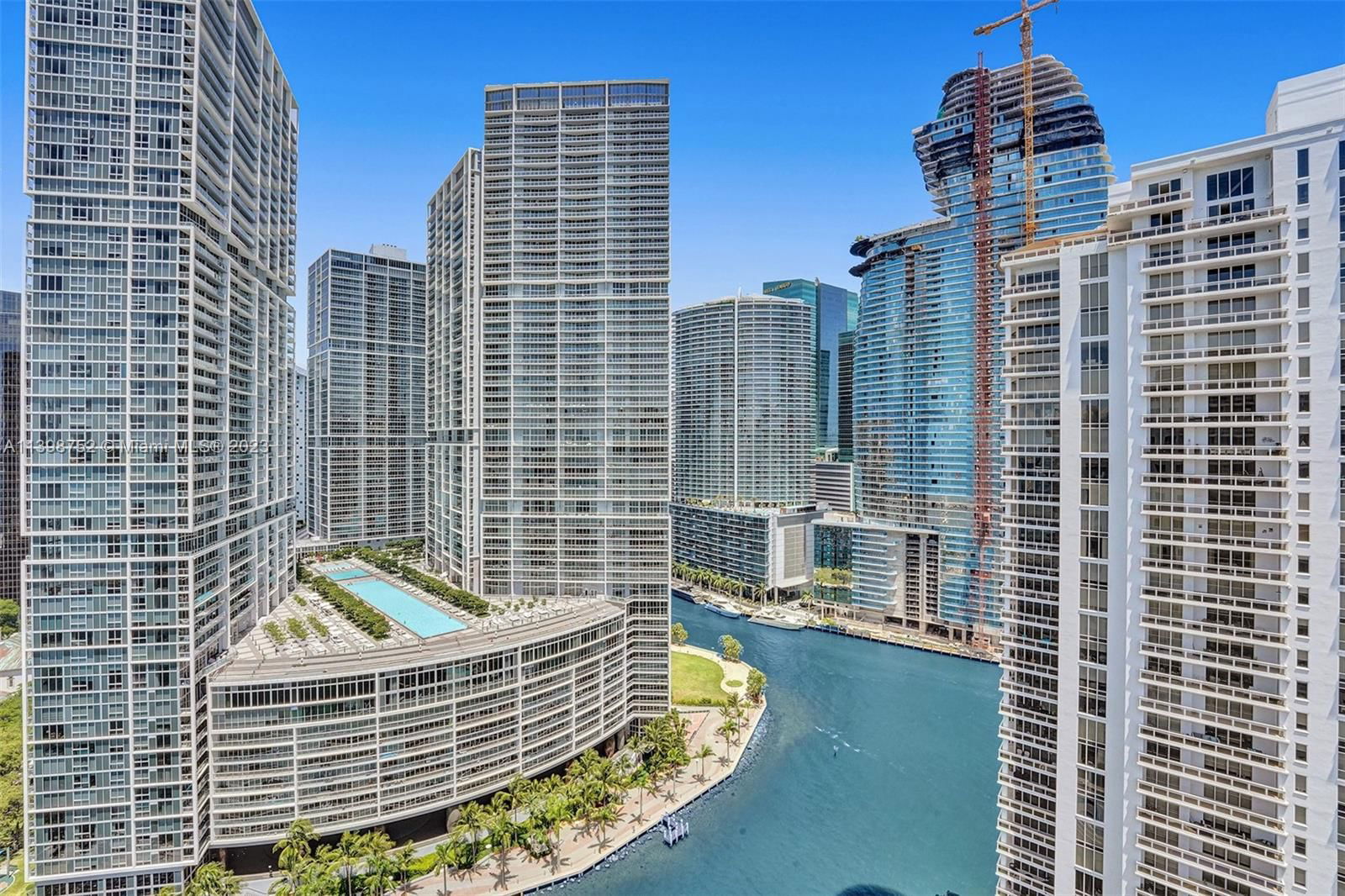 Real estate property located at 801 Brickell Key Blvd #1804, Miami-Dade County, Miami, FL