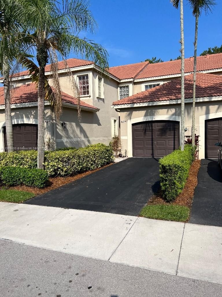 Real estate property located at 850 Sorrento Dr #1, Broward County, Weston, FL
