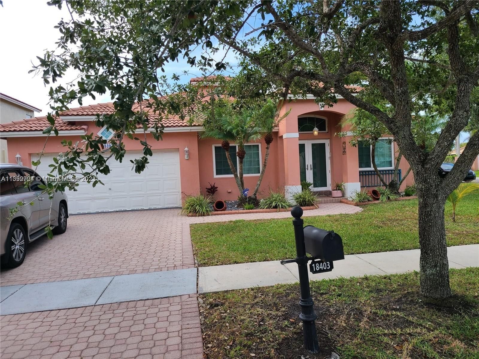 Real estate property located at 18403 9th St, Broward County, Pembroke Pines, FL