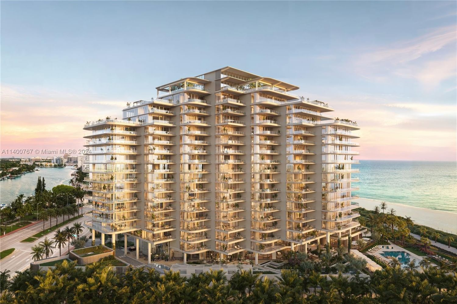 Real estate property located at 5333 Collins Av #704, Miami-Dade County, The Perigon, Miami Beach, FL