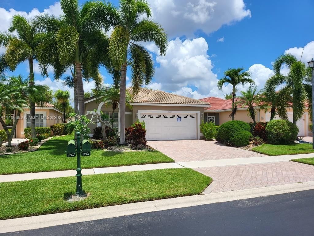 Real estate property located at 9701 Cherry Blossom Ct, Palm Beach County, Boynton Beach, FL