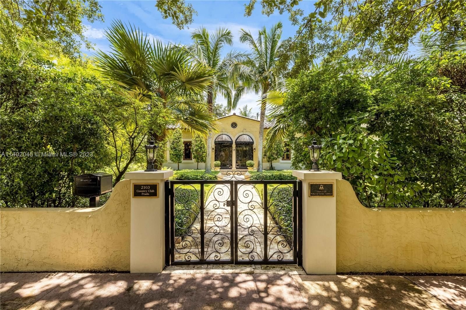 Real estate property located at 2103 Country Club Prado, Miami-Dade County, Coral Gables, FL
