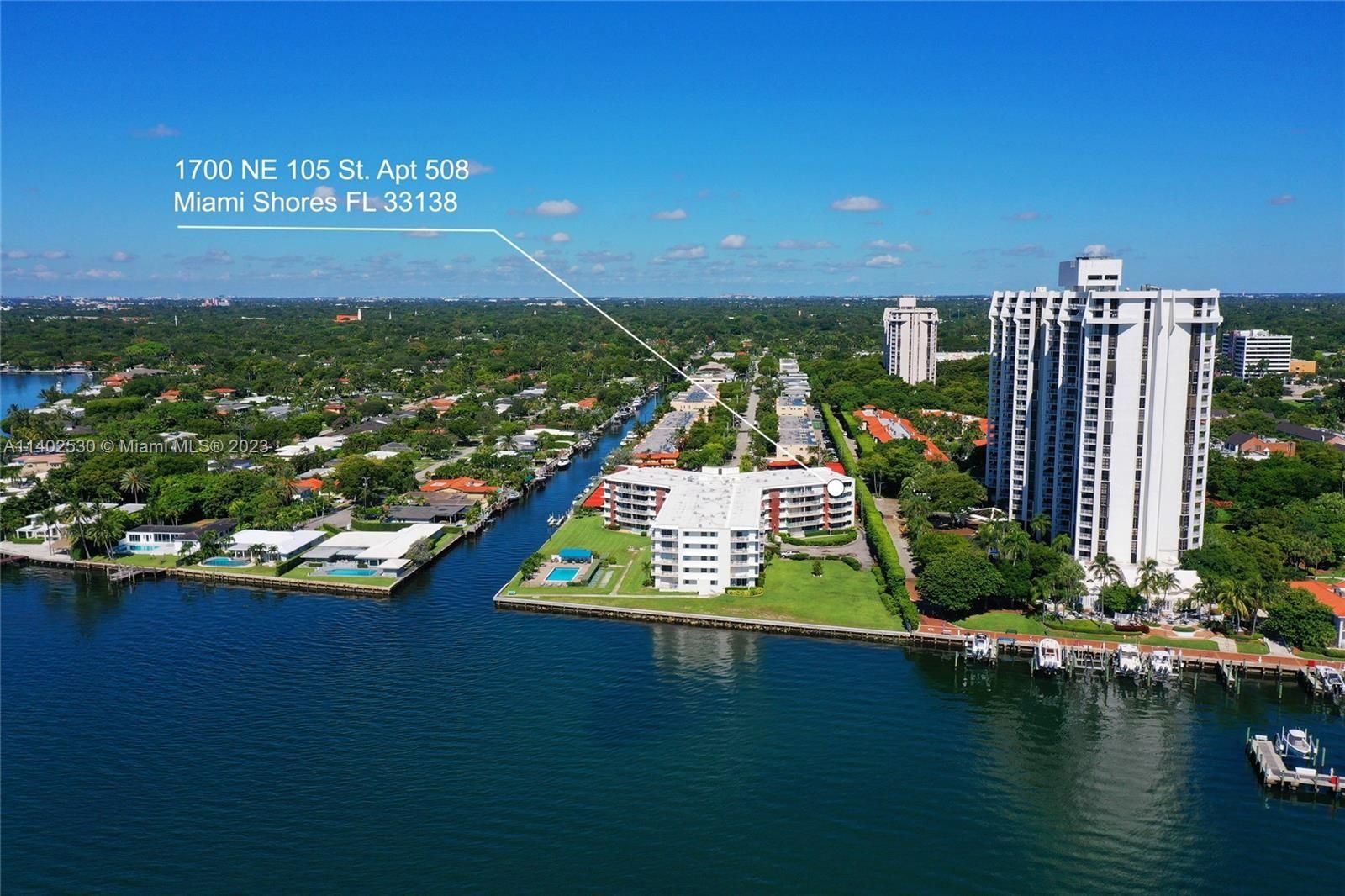 Real estate property located at 1700 105th St #508, Miami-Dade County, Miami Shores, FL