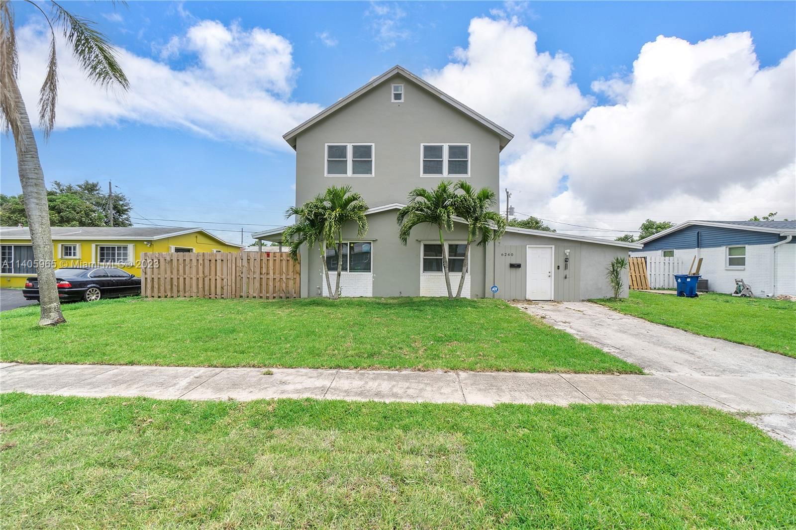 Real estate property located at 6240 16th Pl, Broward County, Sunrise, FL