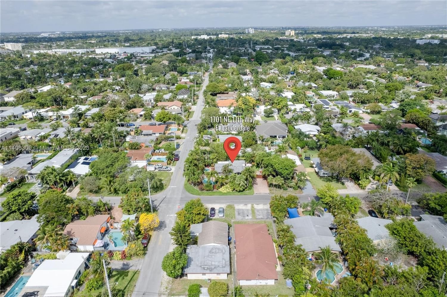 Real estate property located at 1701 17th Way, Broward County, Fort Lauderdale, FL