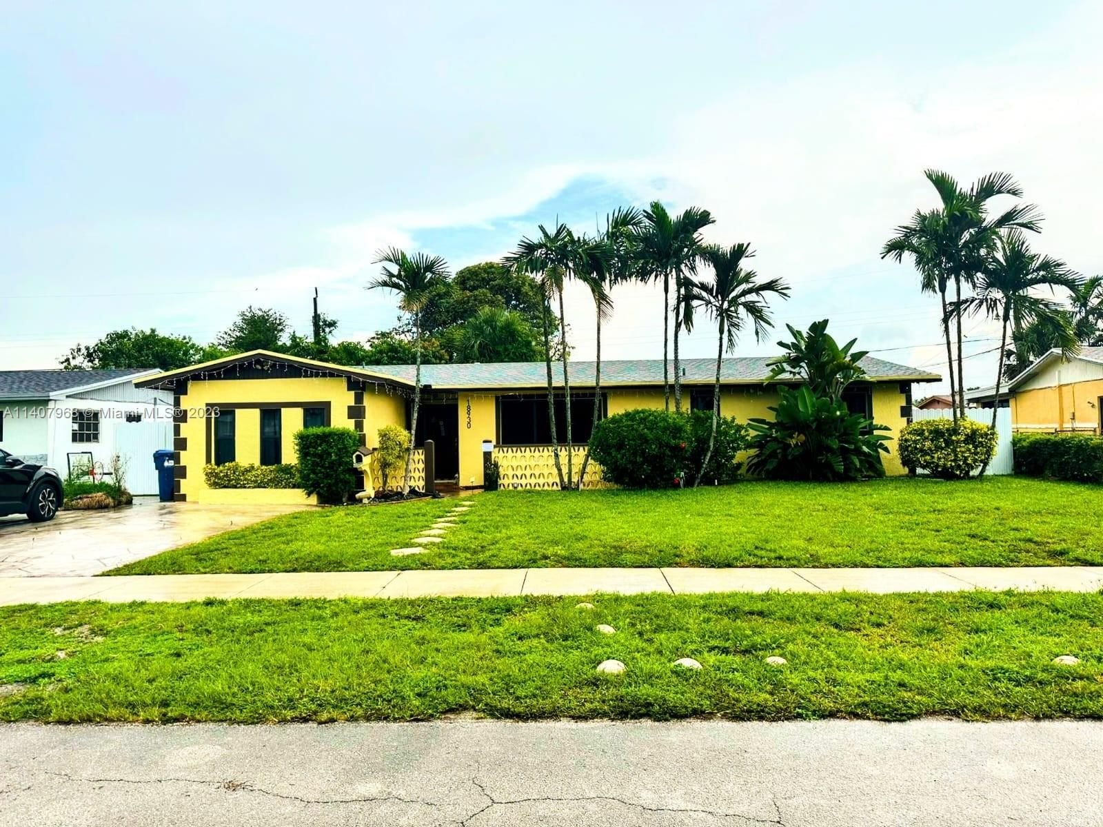 Real estate property located at 18930 22nd Pl, Miami-Dade County, Miami Gardens, FL