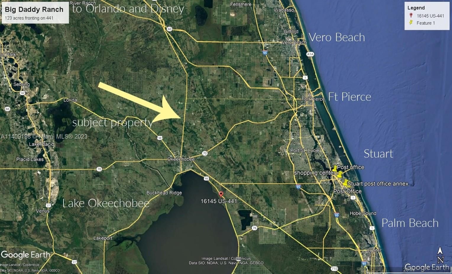 Real estate property located at 16415 Highway 441, Okeechobee County, Okeechobee, FL
