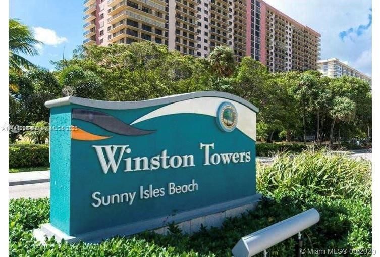 Real estate property located at 210 174th St #410, Miami-Dade County, WINSTON TOWERS 600 CONDO, Sunny Isles Beach, FL