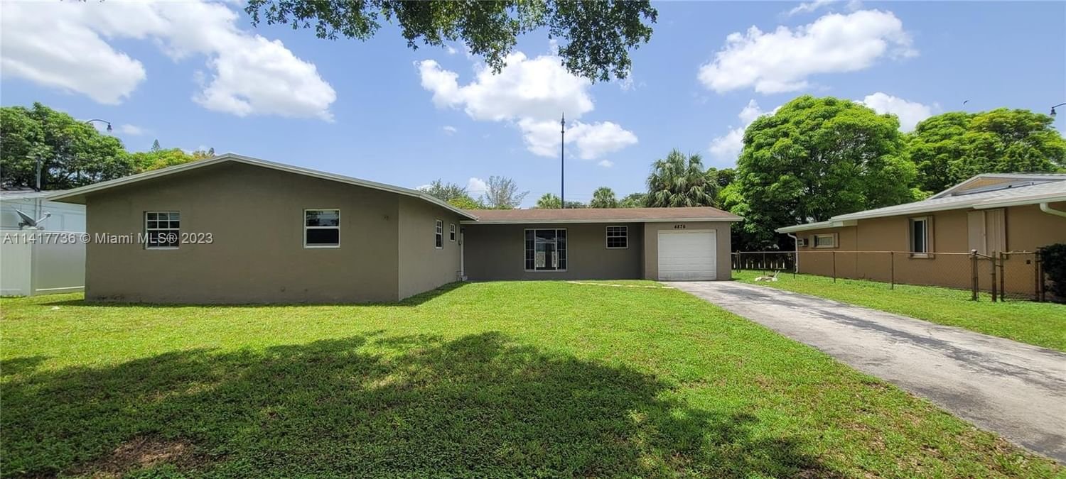 Real estate property located at 4876 1st St, Broward County, Plantation, FL