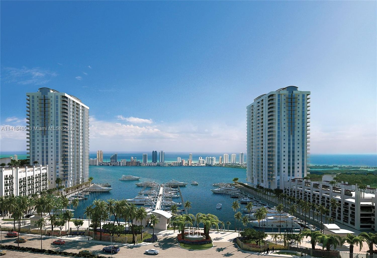 Real estate property located at 17111 Biscayne Blvd #1801, Miami-Dade County, MARINA PALMS RESIDENCES S, North Miami Beach, FL