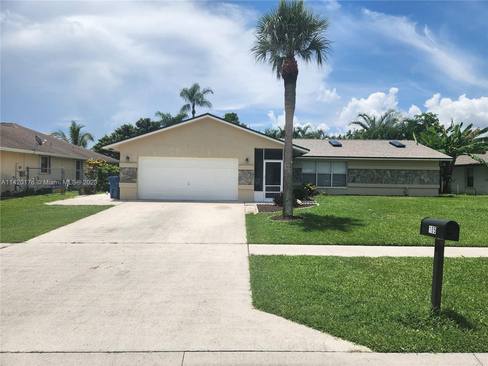 Real estate property located at 105 Mimosa St, Palm Beach County, Royal Palm Beach, FL