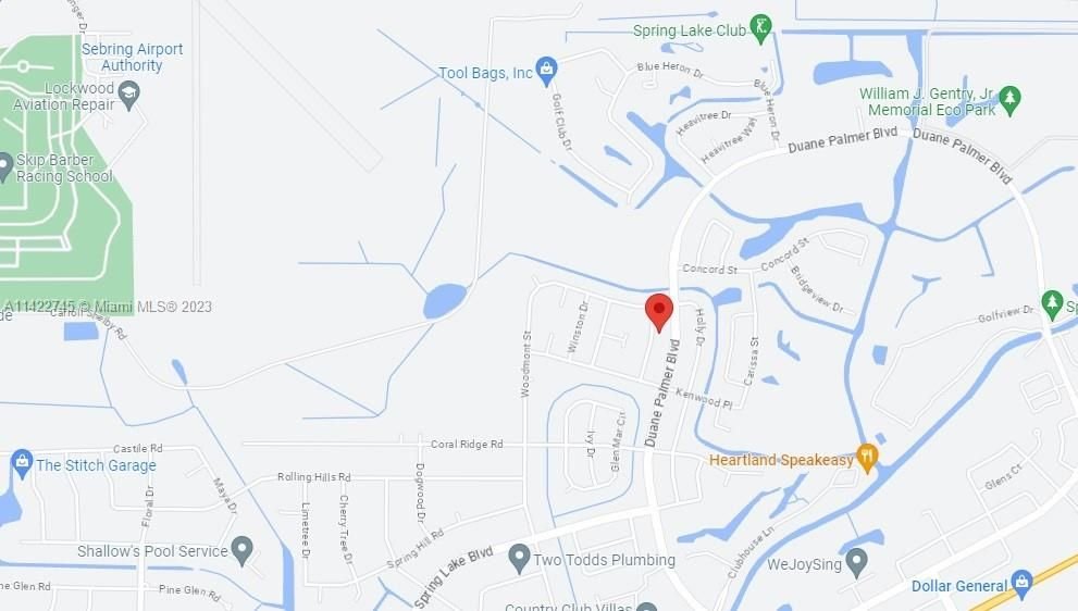 Real estate property located at 901 Woodside Pl, Highlands County, SPRING LAKE VILLAGE V, Sebring, FL