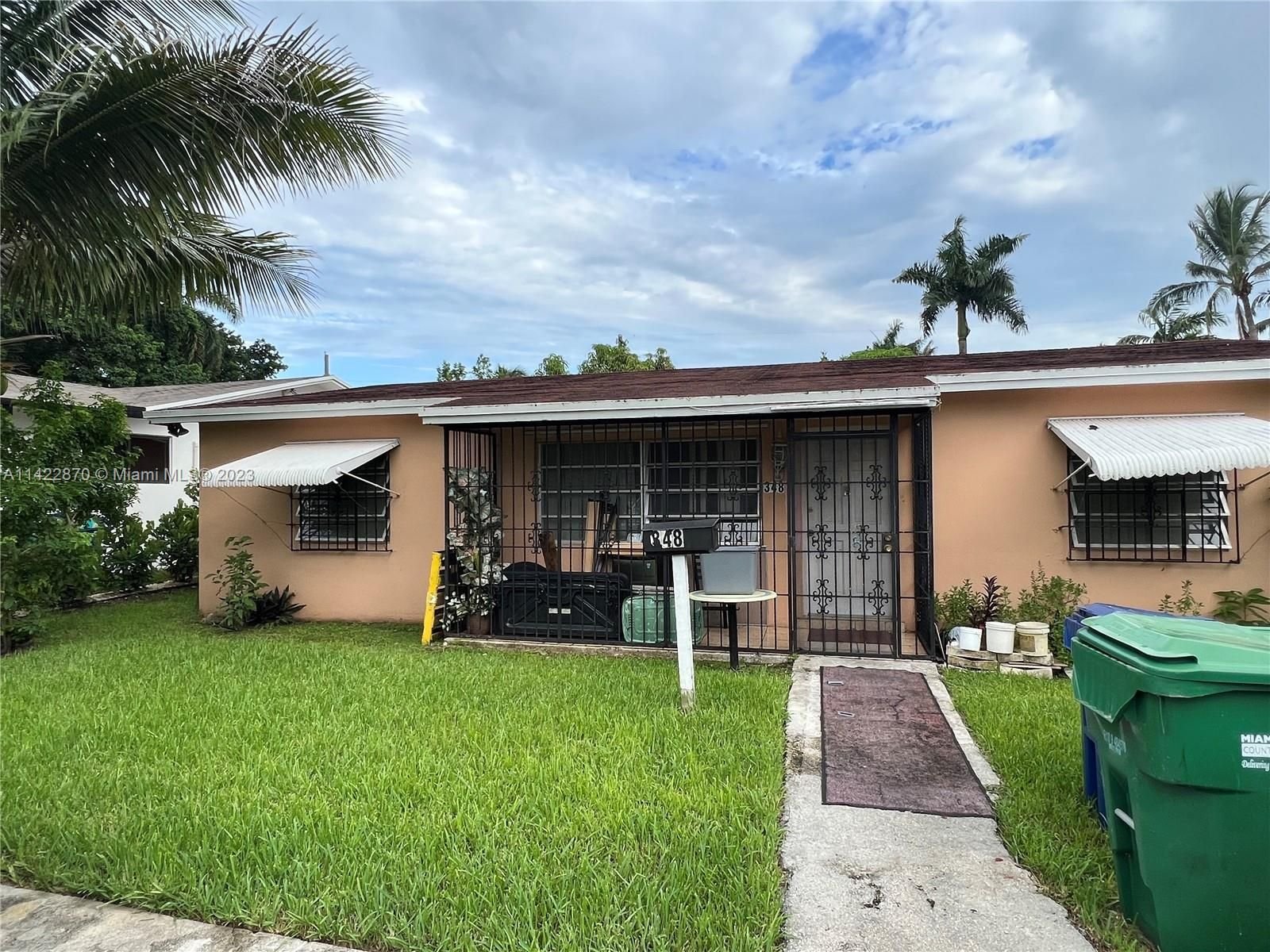 Real estate property located at 348 117th St, Miami-Dade County, Miami, FL