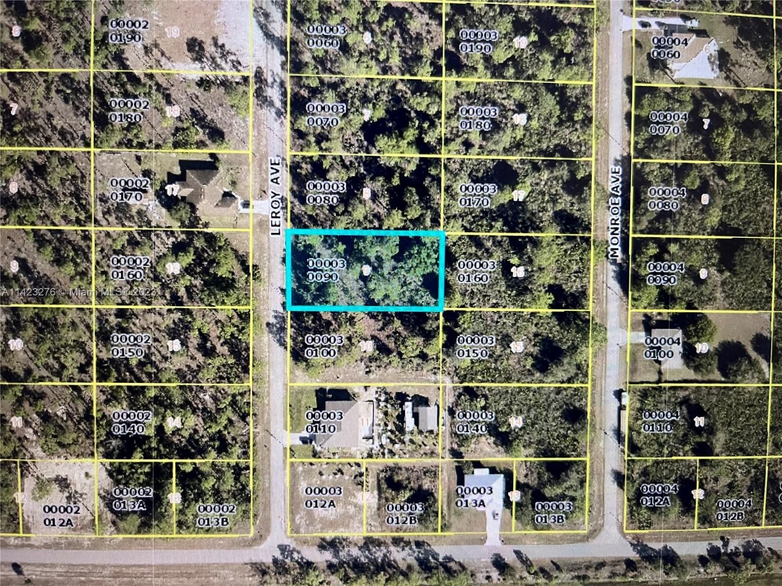 Real estate property located at 1621 Leroy Avenue, Lee County, Lehigh Acres, FL