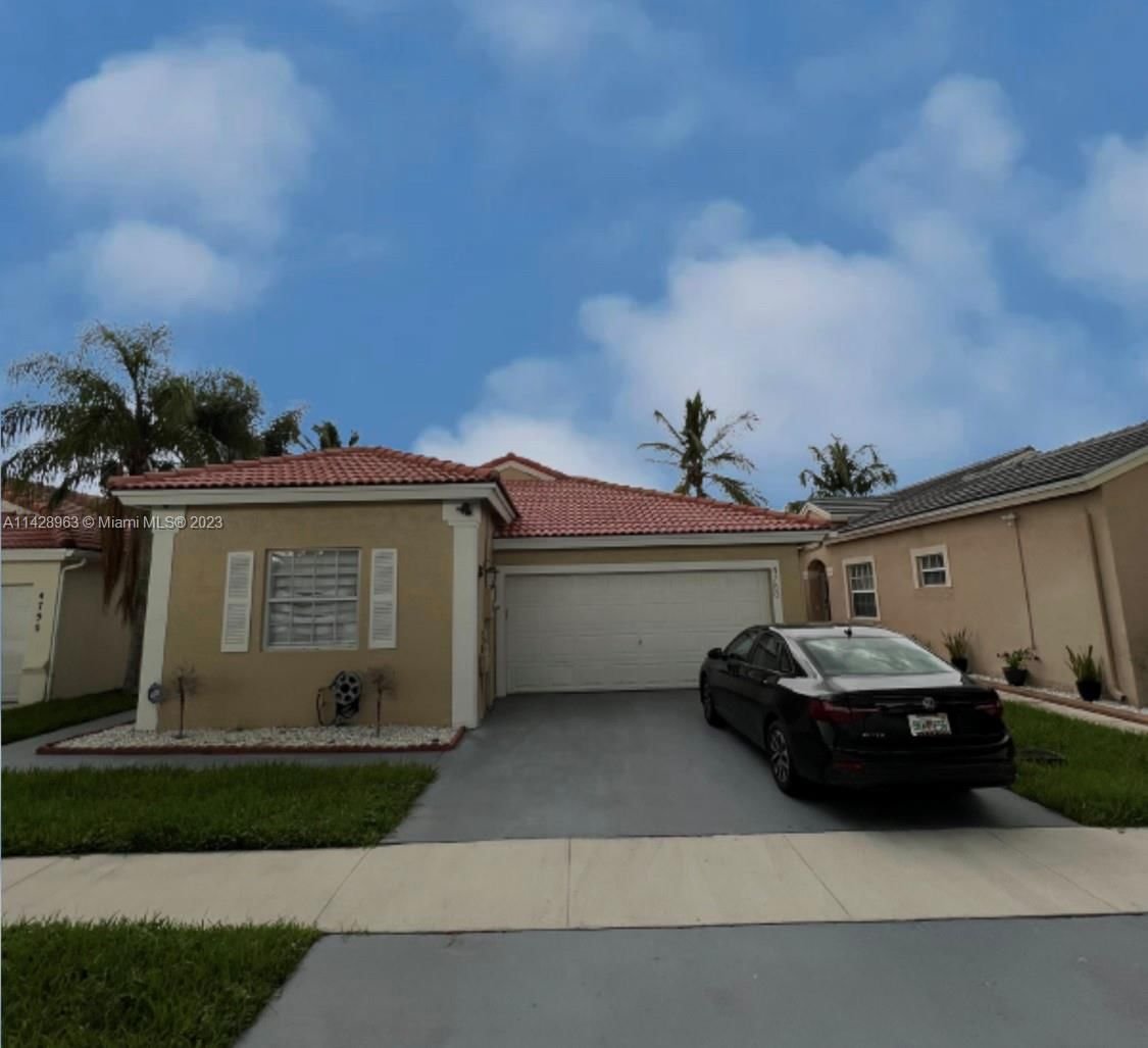 Real estate property located at 4780 153rd Ter, Broward County, Miramar, FL